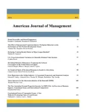 American Journal of Management Thumbnail